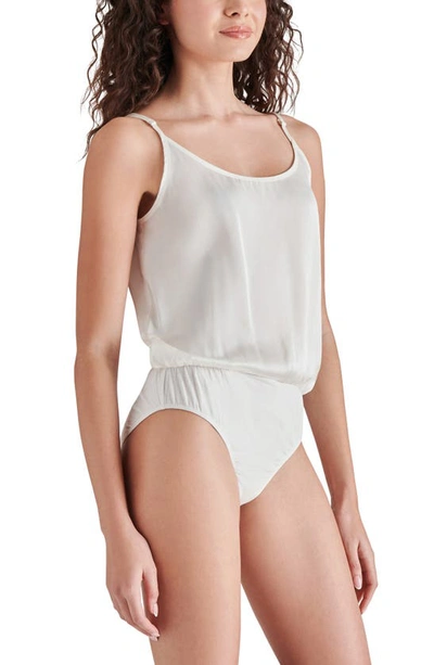 Shop Steve Madden Emersyn Camisole Bodysuit In Ivory