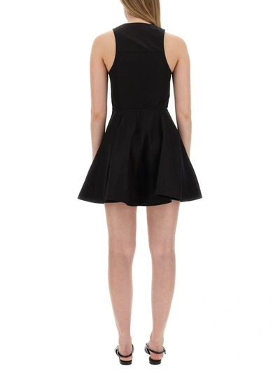 Shop Ami Alexandre Mattiussi Ami Paris Mini Dress In Black