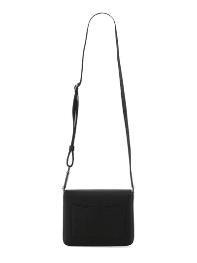 Shop Dolce & Gabbana Medium Leather Shoulder Bag In Black