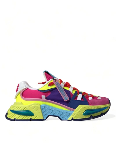 Shop Dolce & Gabbana Multicolor Air Master Low Top Men Sneakers Men's Shoes