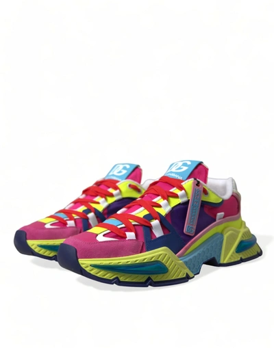 Shop Dolce & Gabbana Multicolor Air Master Low Top Men Sneakers Men's Shoes