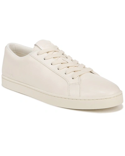 Shop Vince Keoni Leather Sneaker In White