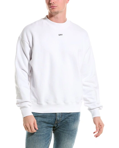 Shop Off-white Crewneck Sweatshirt In White