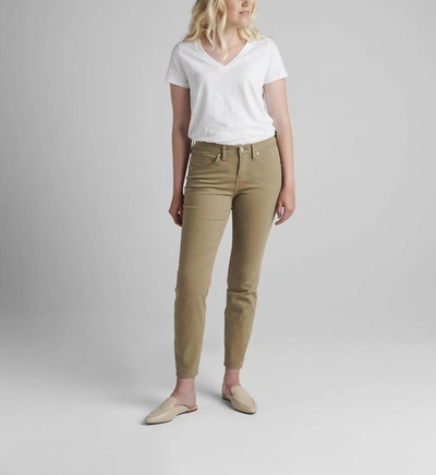 Shop Jag Cecilia Skinny Jean In Chinchilla In Brown