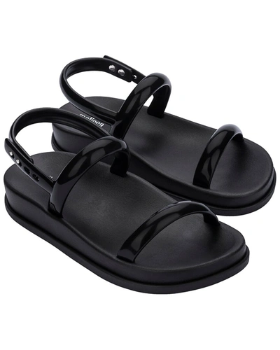 Shop Melissa Soft Wave Sandal In Black