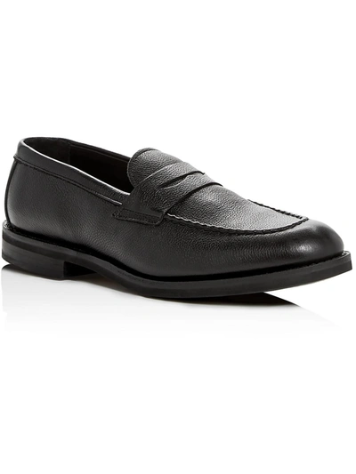 Shop Allen Edmonds Nomad Penny Mens Leather Slip On Loafers In Black