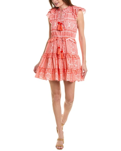 Shop Bella Tu Ruffle Trim Mini Dress In Pink