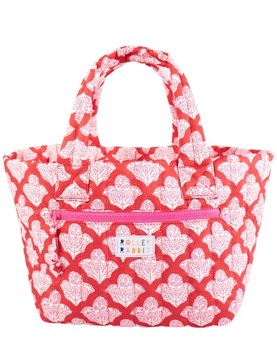 Shop Roller Rabbit Jemina Small Quilted Tote In Pink