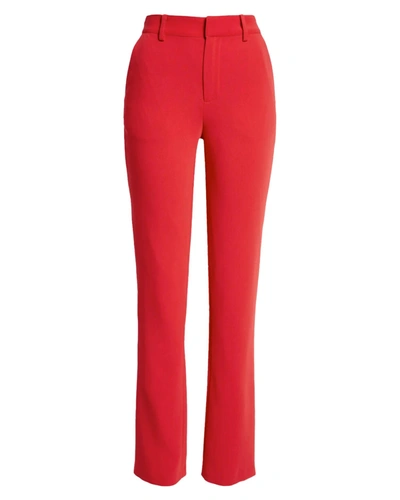 Shop Cinq À Sept Kerry Pant In Warm Cranberry In Red