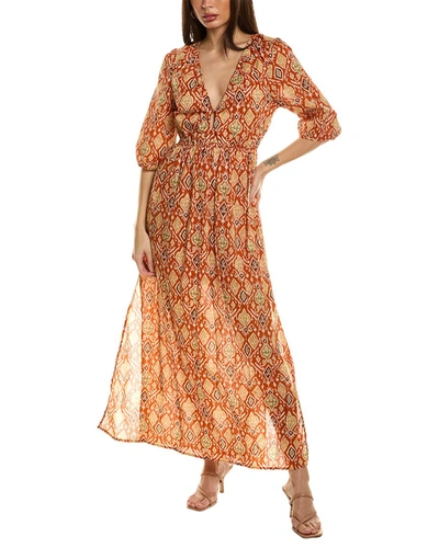 Shop Auguste Asmara Lee Maxi Dress In Orange