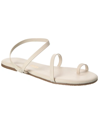 Shop Tkees Mia Leather Sandal In White