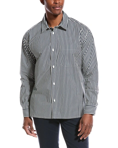 Shop Frame Stripe Shirt In White