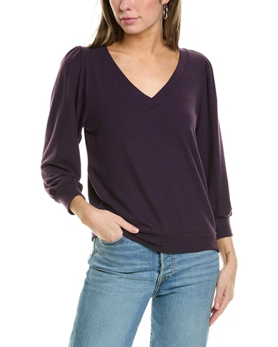 Shop Michael Stars Gabriella Sweater In Purple