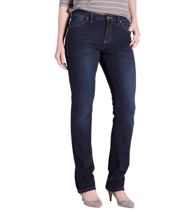 Shop Jag Portia Straight Jean In Dark Indigo In Blue