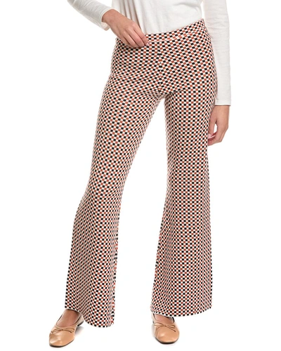 Shop Minnie Rose Jacquard Flared Pant In Pink