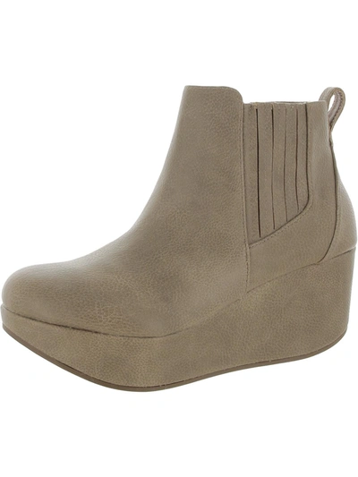 Shop Yellowbox Belin Womens Zipper Heels Ankle Boots In Grey