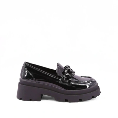 Shop Shu Shop Talitha Loafers In Black In Purple