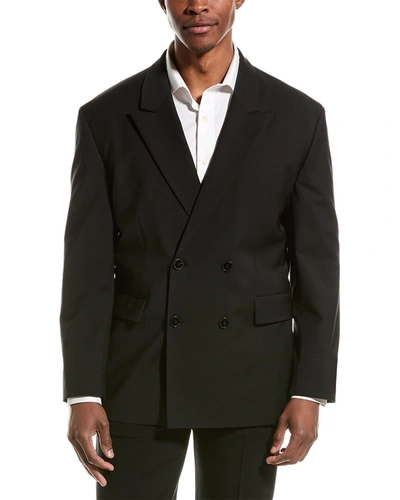 Shop Hugo Boss Wool-blend Suit Jacket In Black