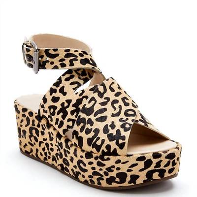 Shop Matisse Women's Runaway Platform Sandal In Leopard In Brown