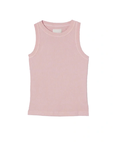 Shop Citizens Of Humanity Isabel Rib Tank Roselle In Pink