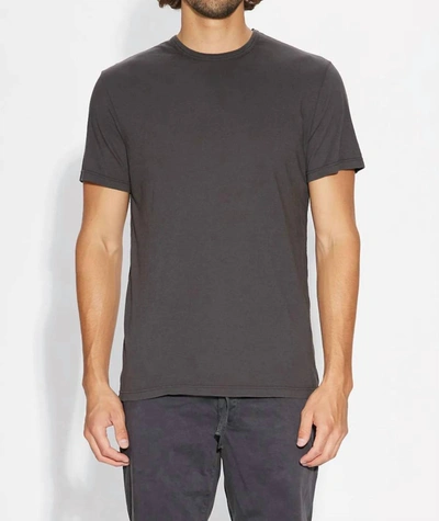 Shop Cotton Citizen Classic Crewneck T-shirt In Charcoal In Grey