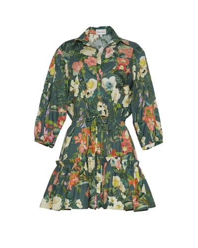 Shop Cara Cara Robin Dress In Olive Kingston Floral