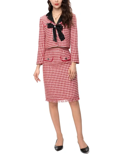 Shop Lanelle 2pc Blazer & Skirt Set In Pink