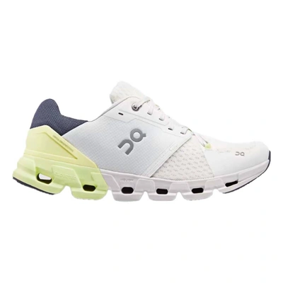 Shop On Running Men's Cloudflyer 4 Running Shoes ( D Width ) In White/hay In Multi