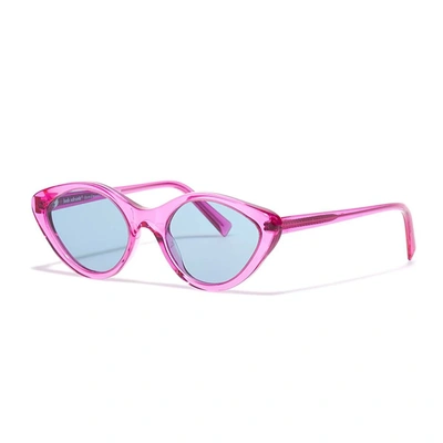 Shop Bobsdrunk Miriam Sunglasses In Pink