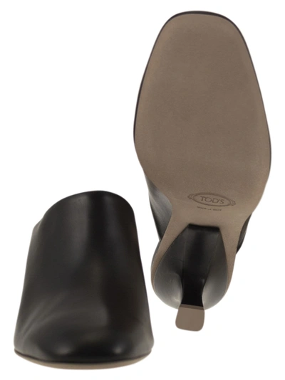 Tod's Women Leather Sabot
