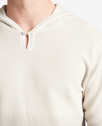 Kenneth Cole Men's 4-way Stretch Die-dyed Hooded Sweater In Tan,grey