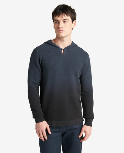 Kenneth Cole Men's 4-way Stretch Die-dyed Hooded Sweater In Navy,black