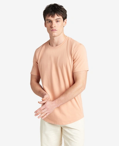 Shop Kenneth Cole The Performance Crew Neck T-shirt In Coral