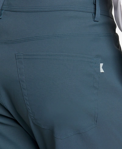 Kenneth Cole Slim-fit 5-pocket Tech Pant In Teal