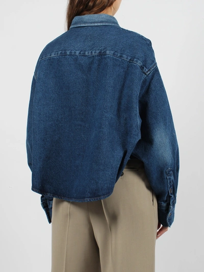 Shop Ami Alexandre Mattiussi Ami Denim Shirt