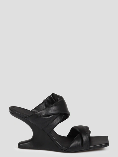 Shop Rick Owens Cantilever 8 Twisted Sandal