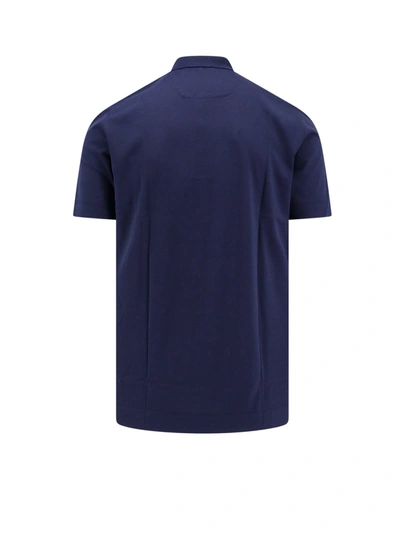 Shop Hugo Boss Cotton And Silk Polo Shirt