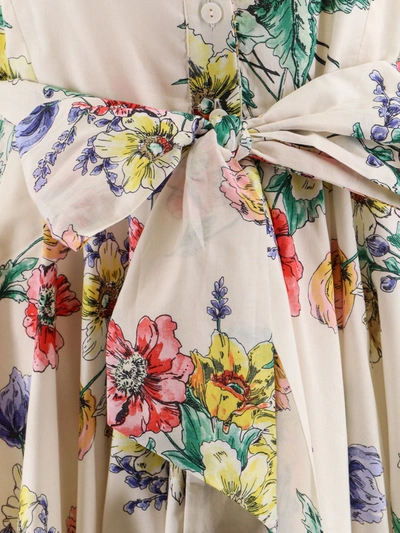 Shop Lavi Cotton Chemisier Dress With Multicolor Print