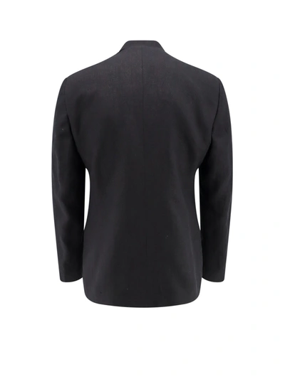 Shop Lardini Double-breasted Linen Jacket