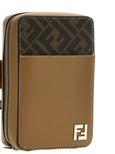 Shop Fendi Phone Case Ff Squared Hi-tech Brown