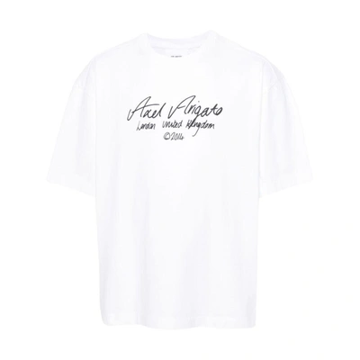 Shop Axel Arigato T-shirts In White