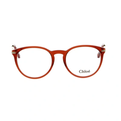 Shop Chloé Ce2717 Eyeglasses In Red