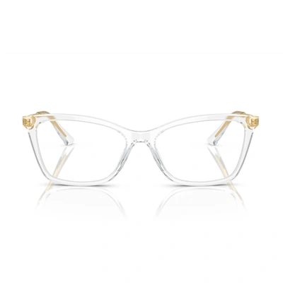 Shop Dolce & Gabbana Dg3347 Sicilian Taste Eyeglasses