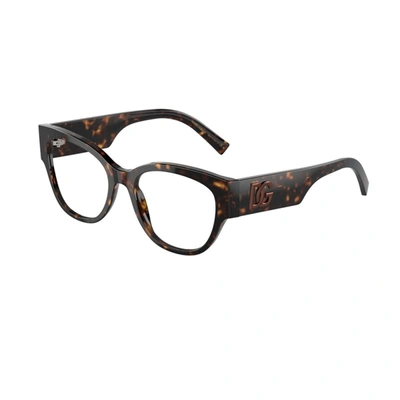 Shop Dolce & Gabbana Dg3377 Dg Crossed Eyeglasses