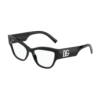 Shop Dolce & Gabbana Dg3378 Dg Crossed Eyeglasses