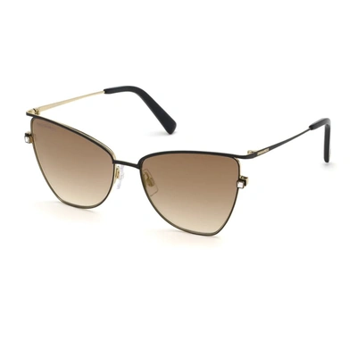 Shop Dsquared2 Dq0301 Sunglasses In Gold