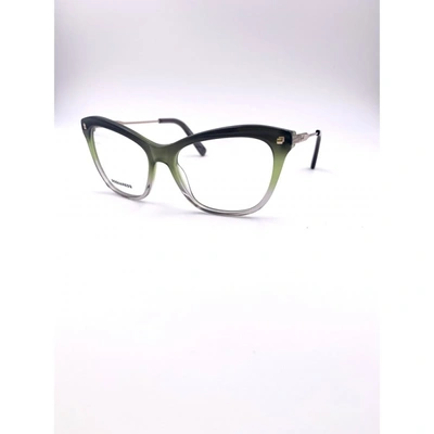 Shop Dsquared2 Dq5194 Eyeglasses In Green