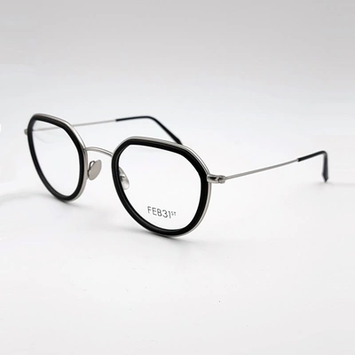 Shop Feb31st Mattias Eyeglasses In Black