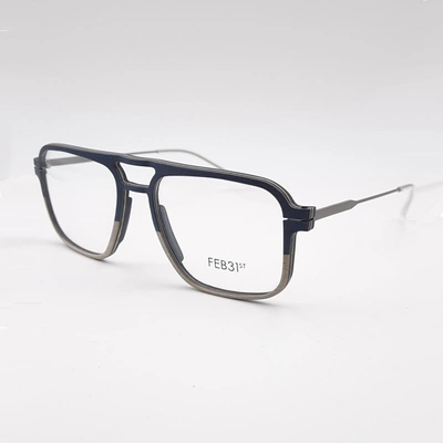 Shop Feb31st Walter Eyeglasses In Blue