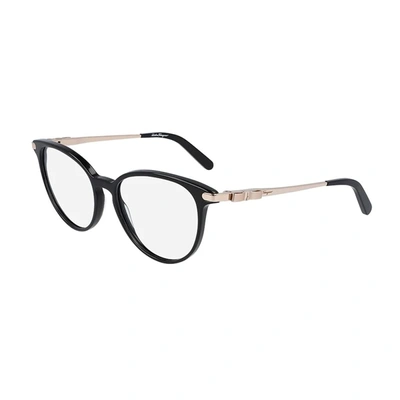 Shop Ferragamo Salvatore  Sf2862 Eyeglasses In Black